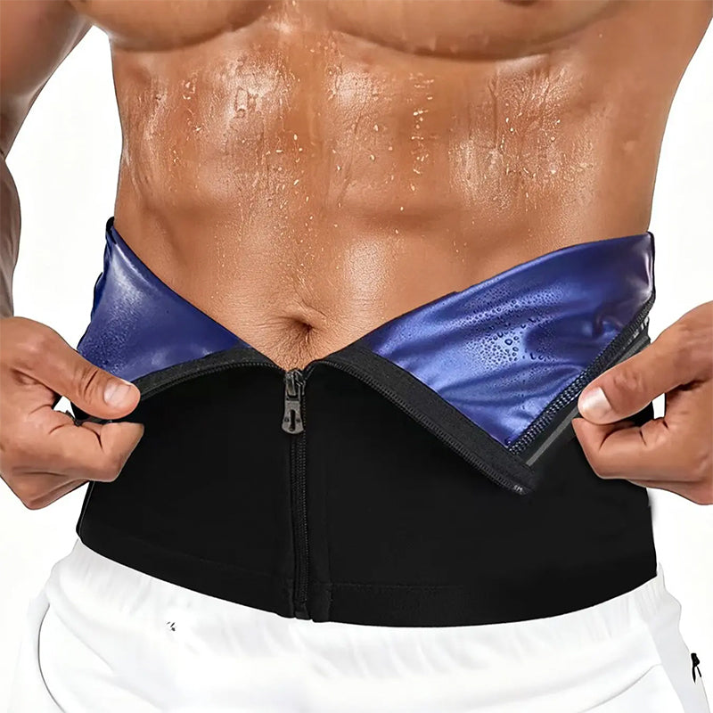 ๐โโ๏ธ Men's Waist Trainer Sweat Belt โ Compression, Trimmer, Sauna Effect โจ