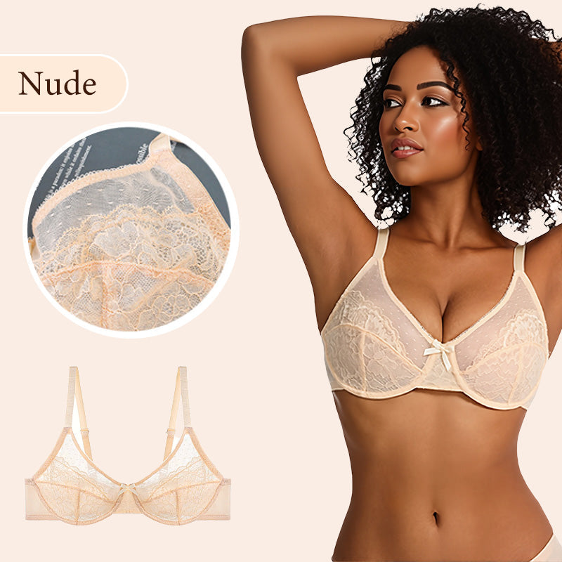 ā³Limited Time 50% Discountš„Minimal Lace Bra with Full Coverage for All Sizes