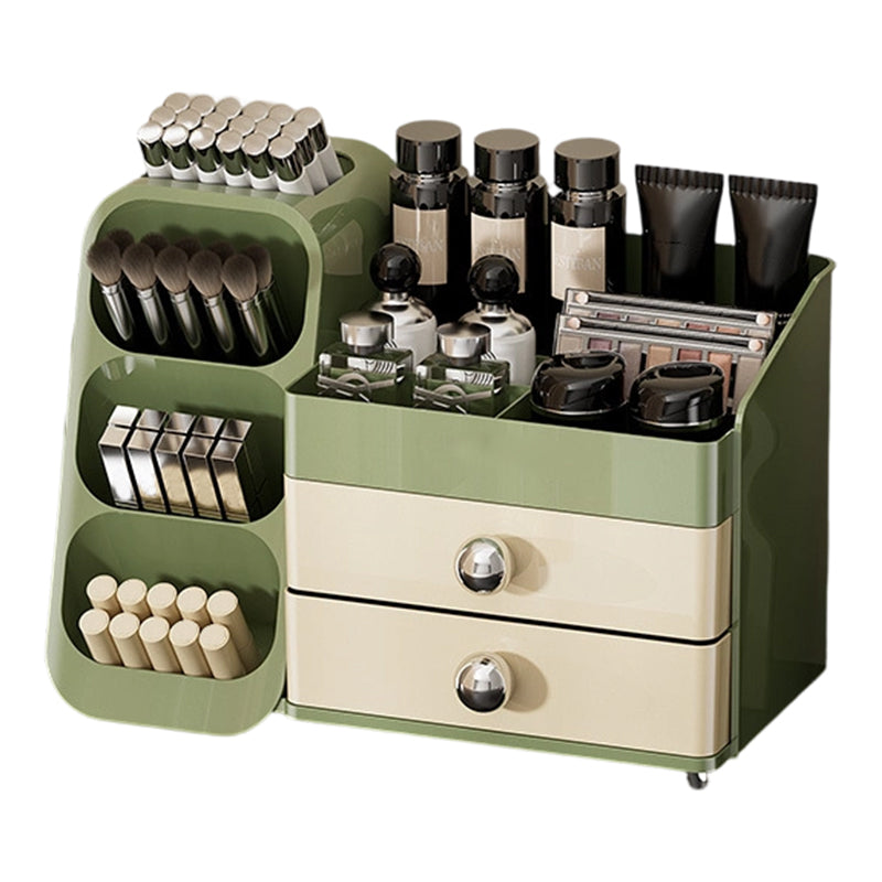 Large Capacity Cosmetic Organizer with Drawers