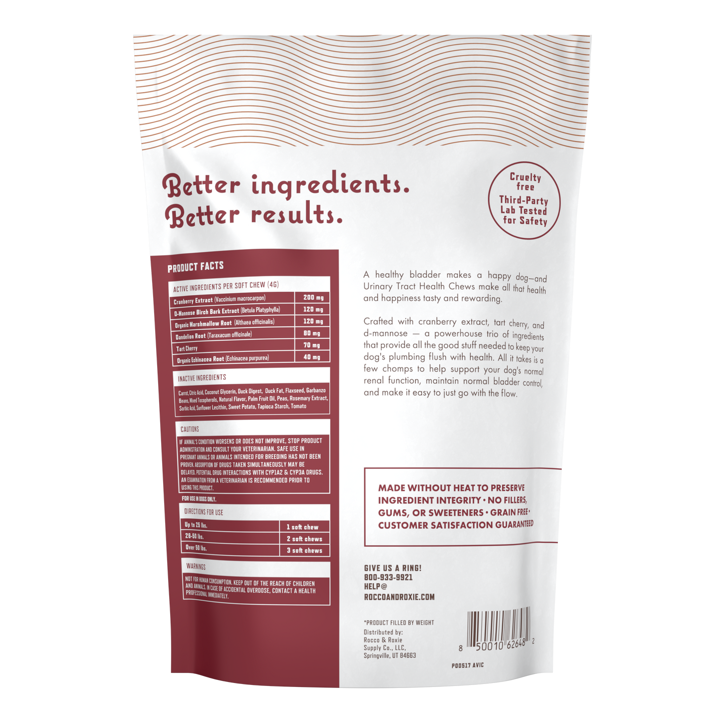 Rocco & Roxie Urinary Tract Dog Chew