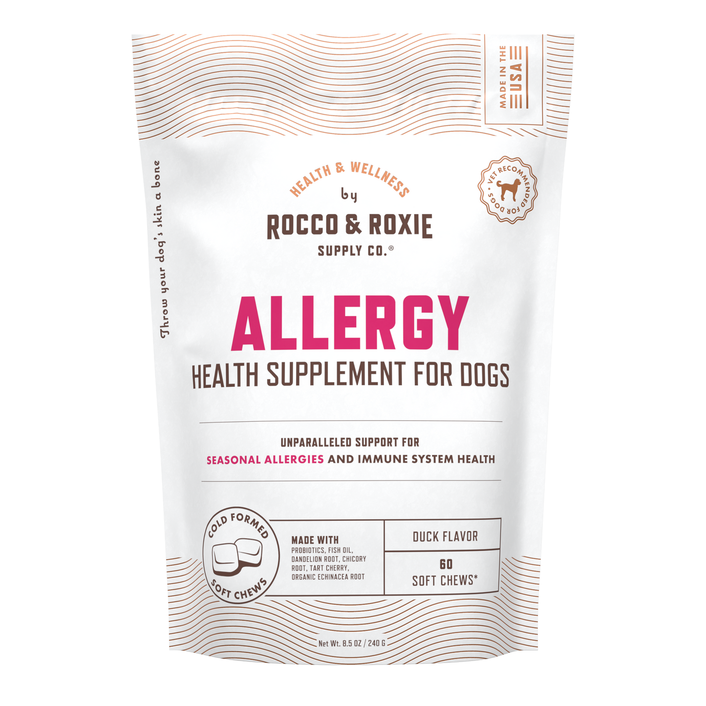 Rocco & Roxie Allergy Dog Chew