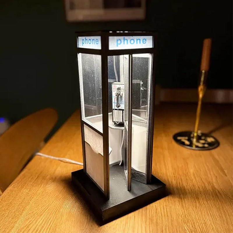 ✨Vintage Phone Booth Ambient Lamp