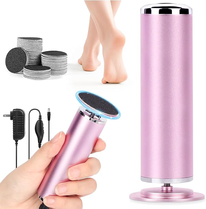 LIONVISON Electric Foot Callus Remover: Adjustable Speed Foot File