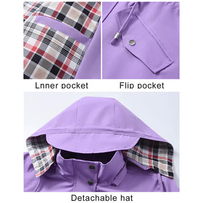 ❤️‍🔥New Arrival-50% Off🥰Solid Color Casual Jackets, Waterproof and Windproof Coats, Hooded Windbreakers