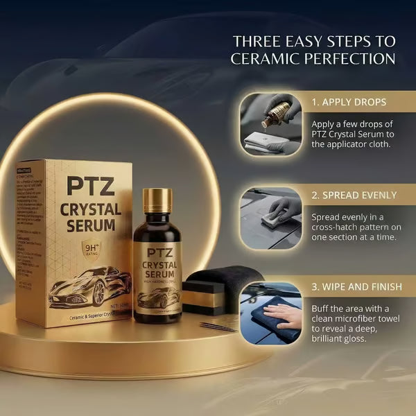 💥Crystal Serum – 9h Professional Ceramic Coating For Car Paint, Gloss & Protection