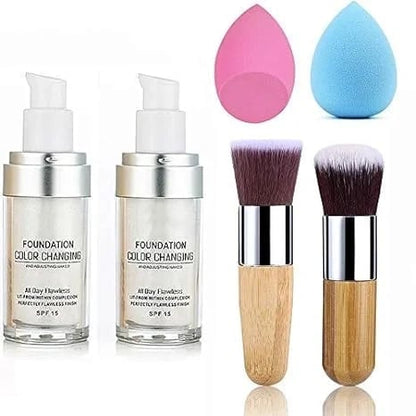 Colour Changing Mature Skin Foundation