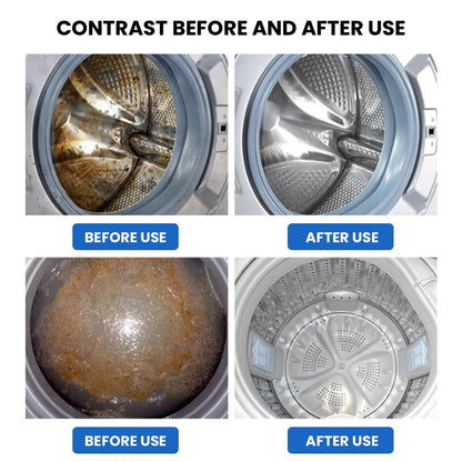 🔥12 PCS/Pack🔥Washing Machine Deep Cleaner Tablets – Eliminates 99% Germs, Removes Odors & Prevents Mold 🧽