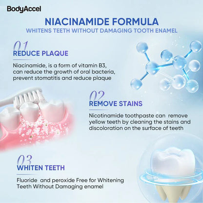 【Triple Whitening】Niacinamide Whitening Toothpaste