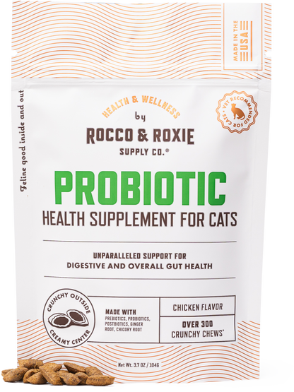 Rocco & Roxie Cat Probiotic Health Supplement