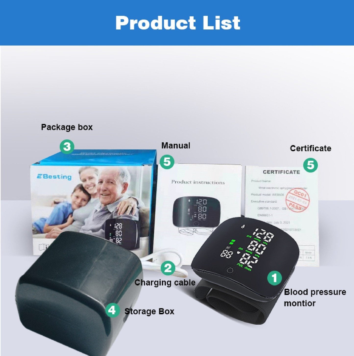Heart Health™ Clinical Grade BP Monitor