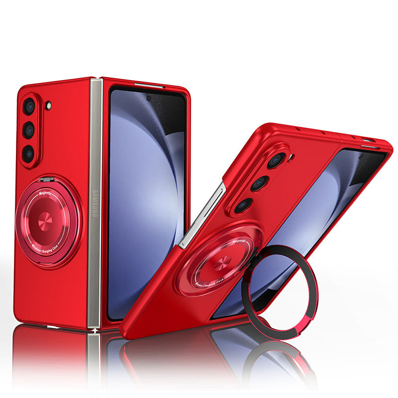 Suitable for Galaxy Z Fold Magnetic Rotating Bracket Mobile Phone Case