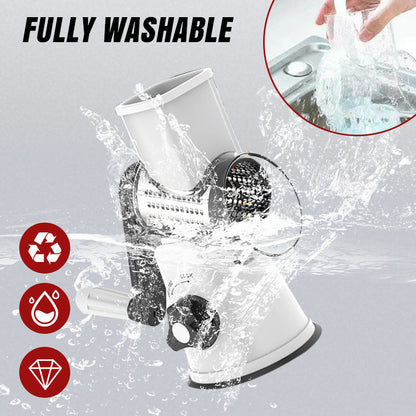 🔥 2026 Kitchen Sale 50% OFF🔥 Multifunctional Manual Rotary Grater & Chopper 🚀🥕