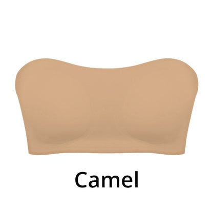 💜 BUY 1 GET 1 FREE 💜 Women's Non-Slip Strapless Wireless Bra with Crossover Side Closure