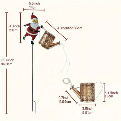 🎅Christmas Sale🎄50K+ SOLD! 🎁✨Christmas Solar Kettle Light & Lantern Garden Decor Collection💕