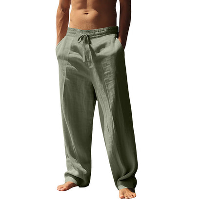 🔥Men's Casual Drawstring Pants with Pockets