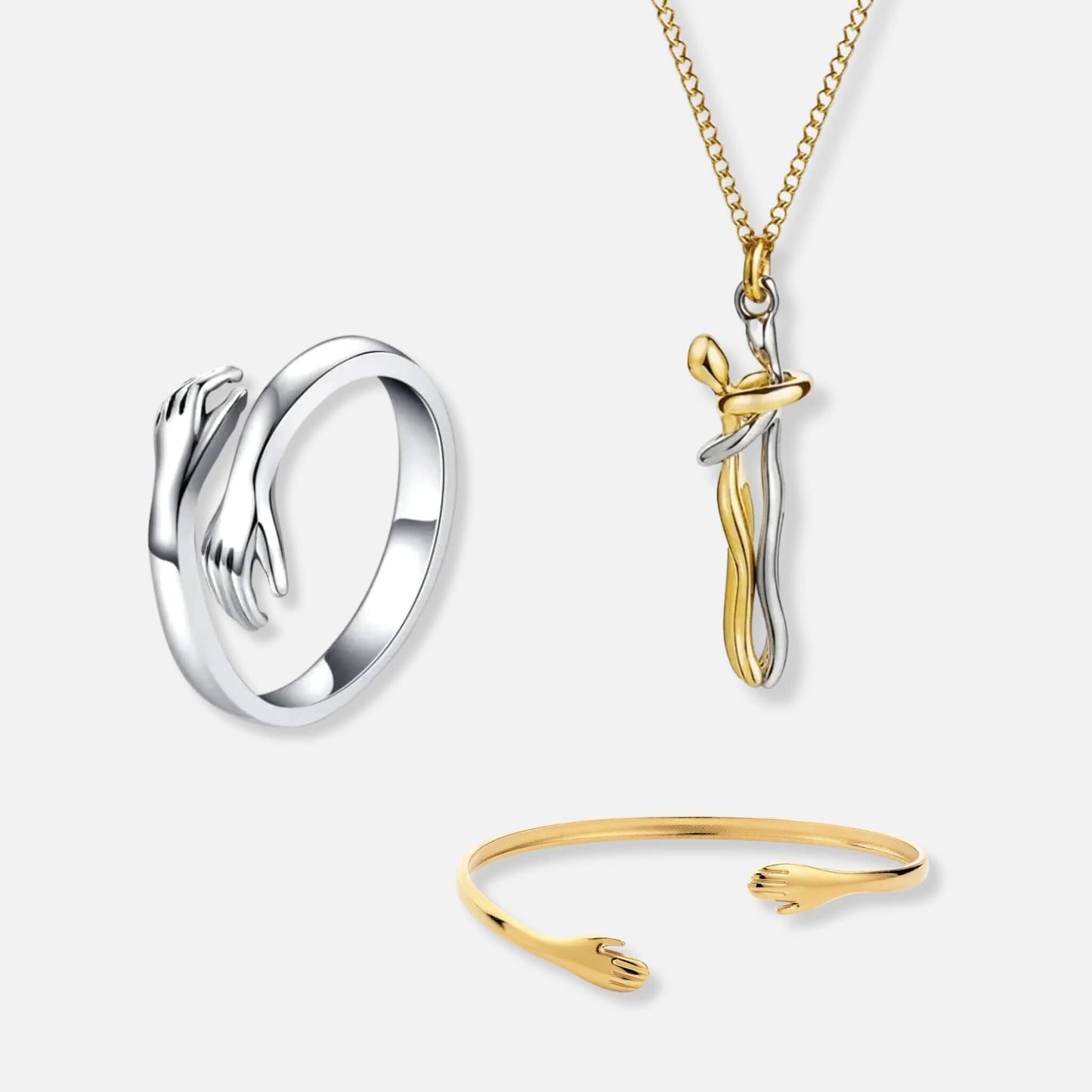 Kramring, Kramhalsband & Kramarmband - Äkta Silver